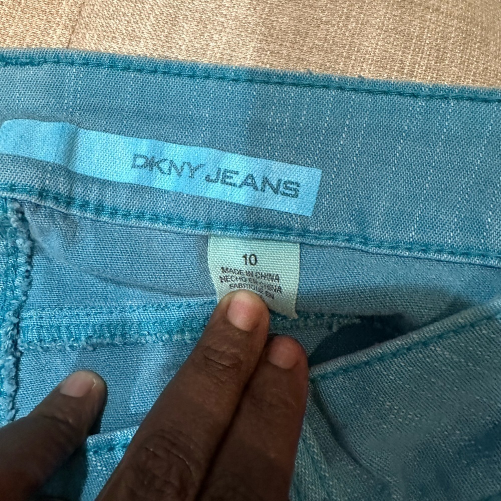 DKNY Soho Skinny Jeans - Size 10, Bright Blue-EUC - Picture 6 of 10